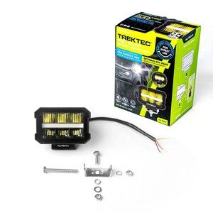 The Alpena TrekTec XL4-P Driving & Accent LED Pod Light, 12-24V, 71071